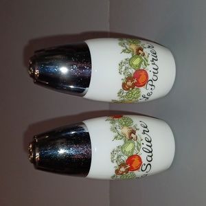Vintage Westinghouse Gemco Spice of Life Salt & Pepper Shaker Set L@@K!